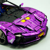 1:8 Ferrari SF90XX Purple Plating Limited Color, The Ultimate Supercar, More Than 12 Features Restored(4100 Pcs)